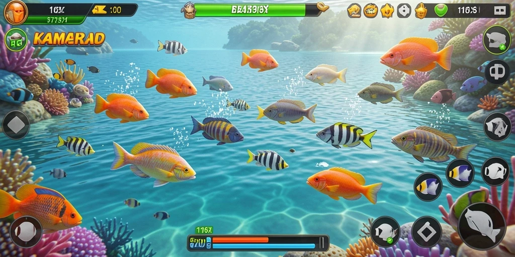 Gameplay seru di 116X dengan tembak ikan.
