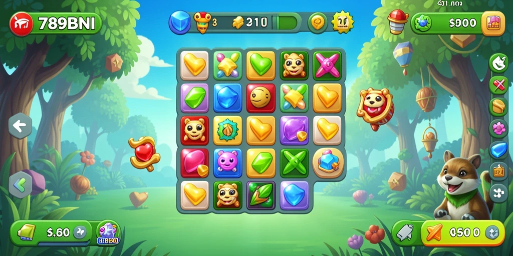 Screenshot gameplay 789BNI yang seru dan penuh warna.
