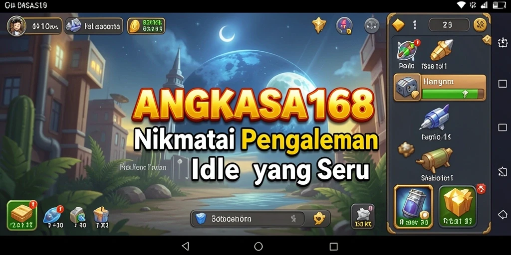 Screenshot menunjukkan gameplay seru dan grafis menarik dari ANGKASA168.