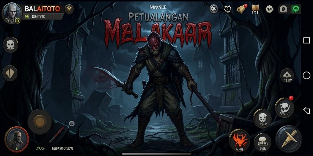 Screenshot BALAITOTO menampilkan suasana bermain yang mencekam dan menakutkan.