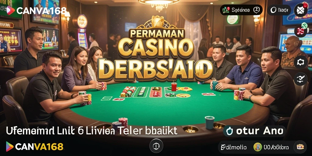 Tampilan gameplay Live Casino yang mengesankan di aplikasi CANVA168.