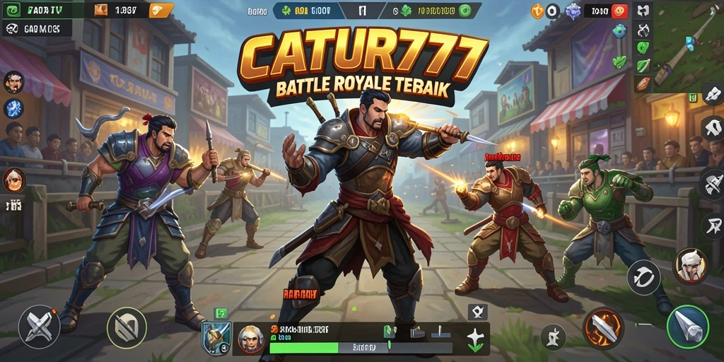 Tangkapan layar gameplay menampilkan aksi mendebarkan dalam CATUR777.