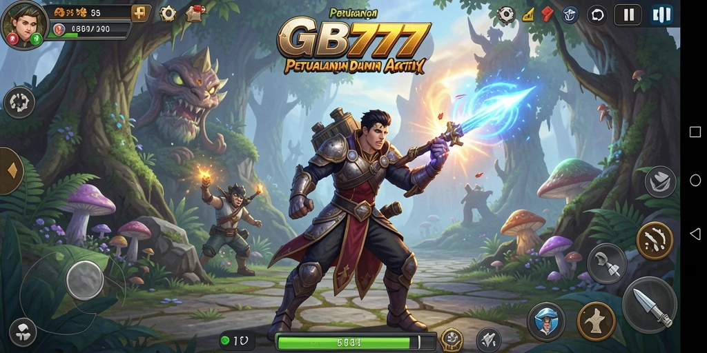 Tangkapan layar yang menunjukkan pertempuran seru di GB777.