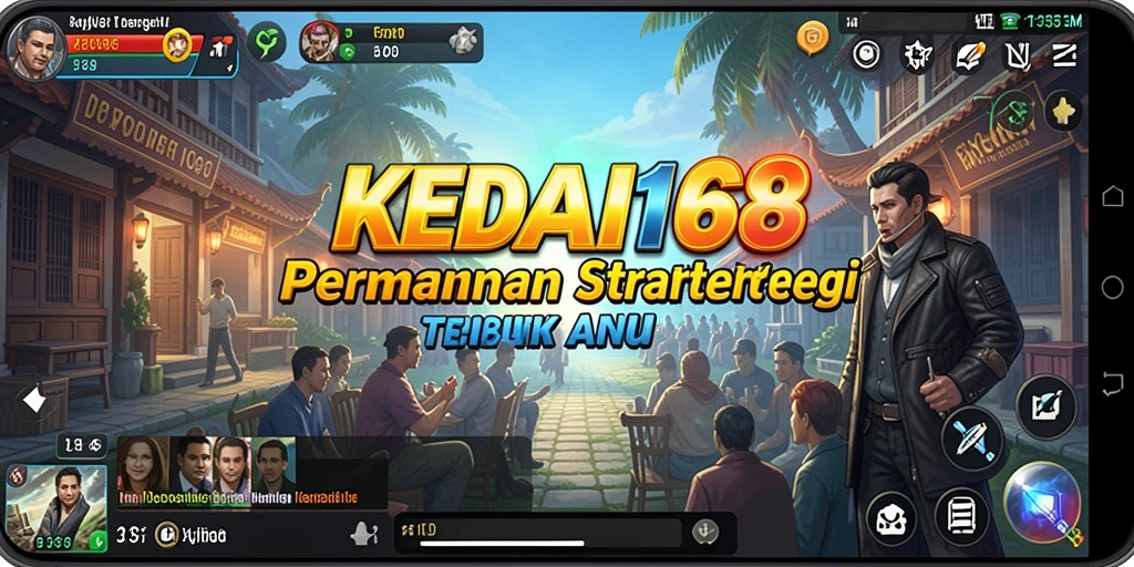 Tampilan gameplay yang dinamis dan menantang di KEDAI168.