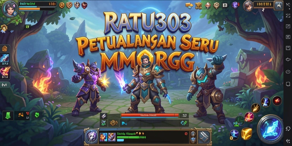 Gameplay menarik dalam dunia fantasi MMORPG dengan grafis menawan.