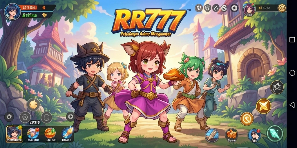 Tampilan menarik dari gameplay <strong>RR777</strong> yang penuh aksi dan petualangan Anime.