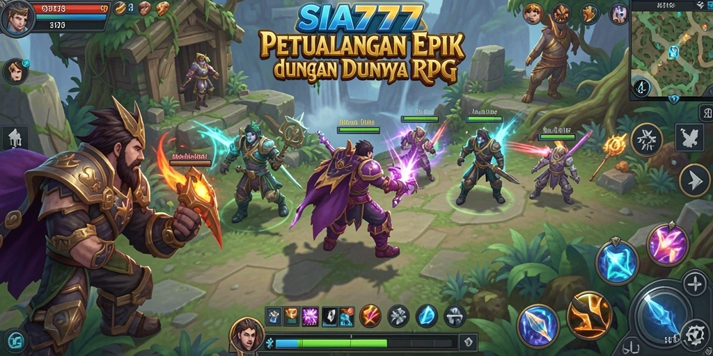 Screenshot gameplay SIA777 menampilkan aksi pertempuran yang seru.